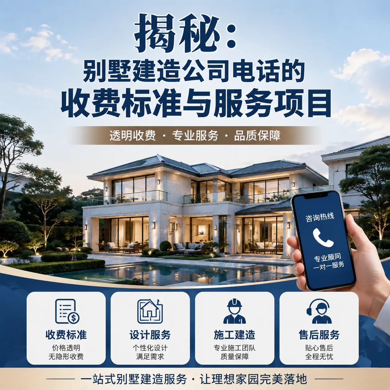 揭秘:麻江别墅建造公司电话的收费标准与服务项目