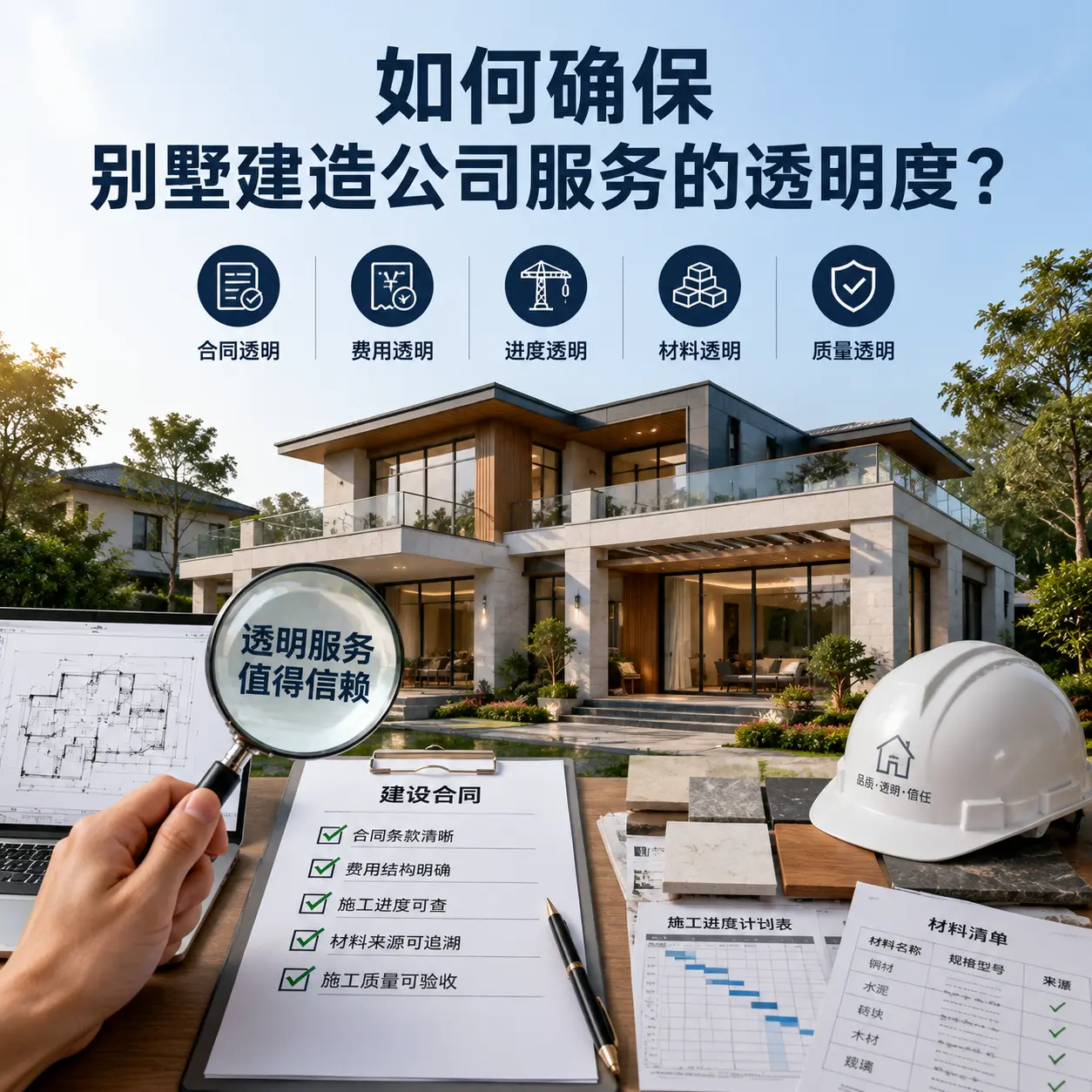 在 麻江 如何确保别墅建造公司服务的透明度？