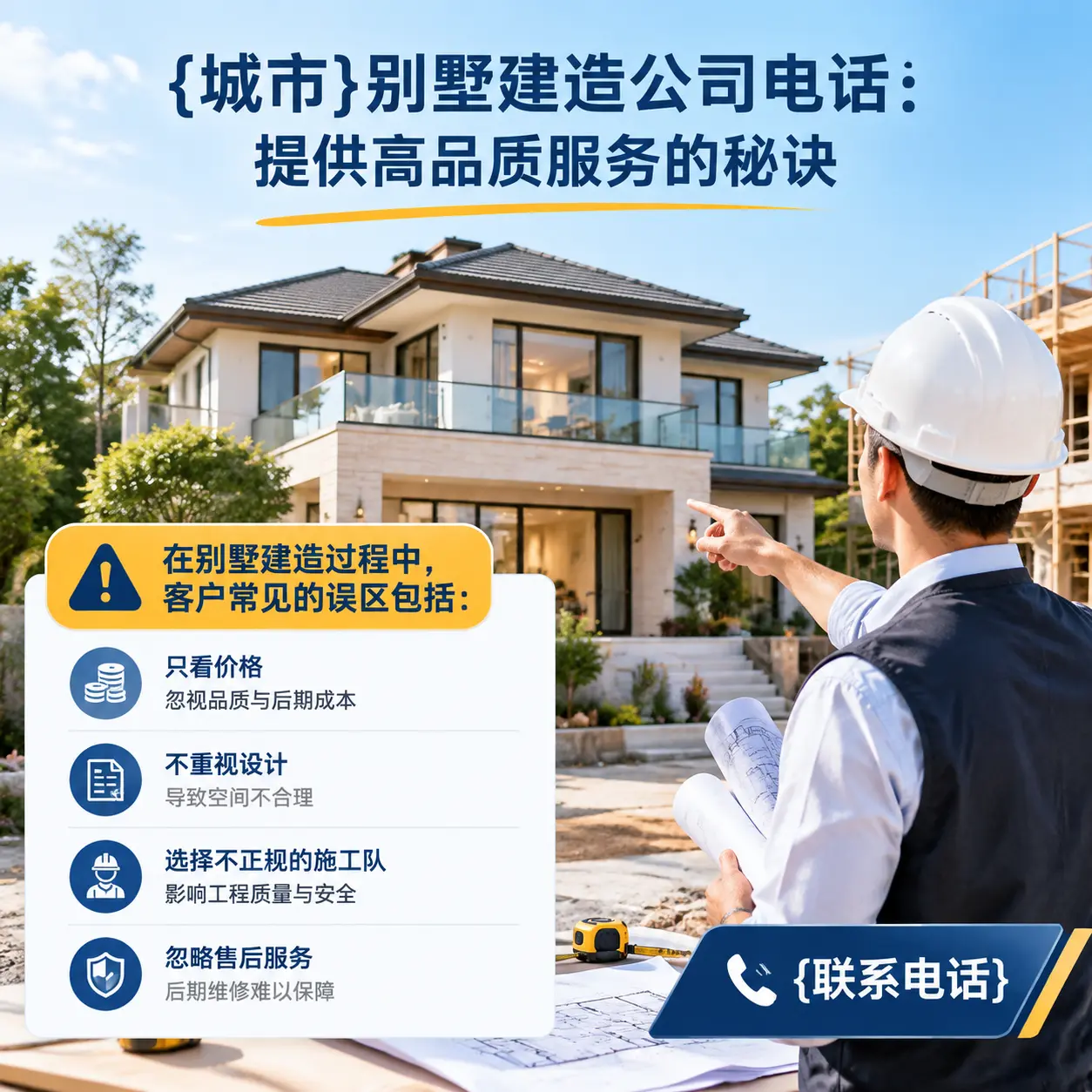麻江别墅建造公司电话：提供高品质服务的秘诀