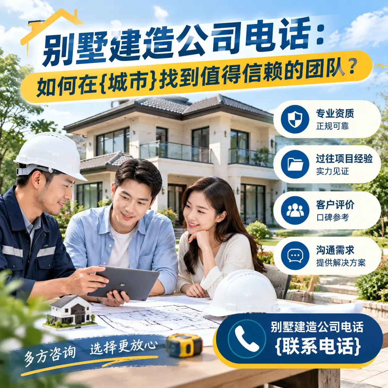别墅建造公司电话:如何在麻江找到值得信赖的团队?