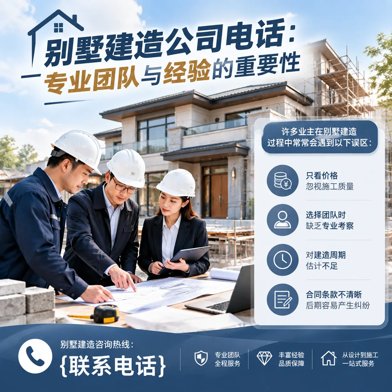 麻江别墅建造公司电话:专业团队与经验的重要性