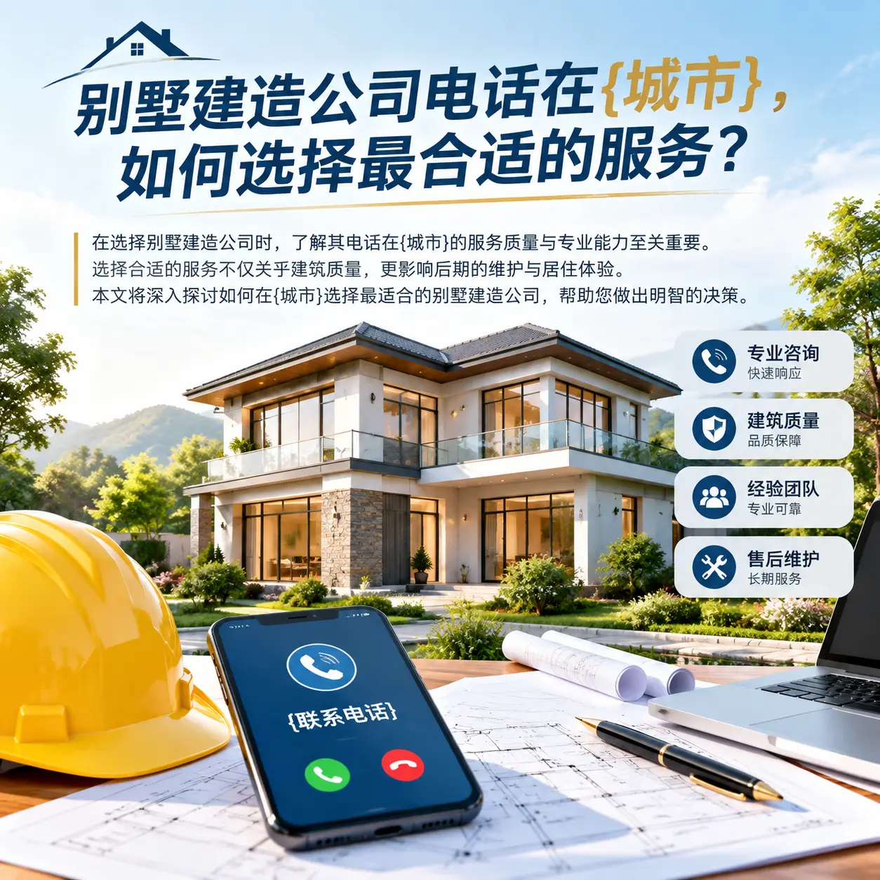 别墅建造公司电话在麻江,如何选择最合适的服务?