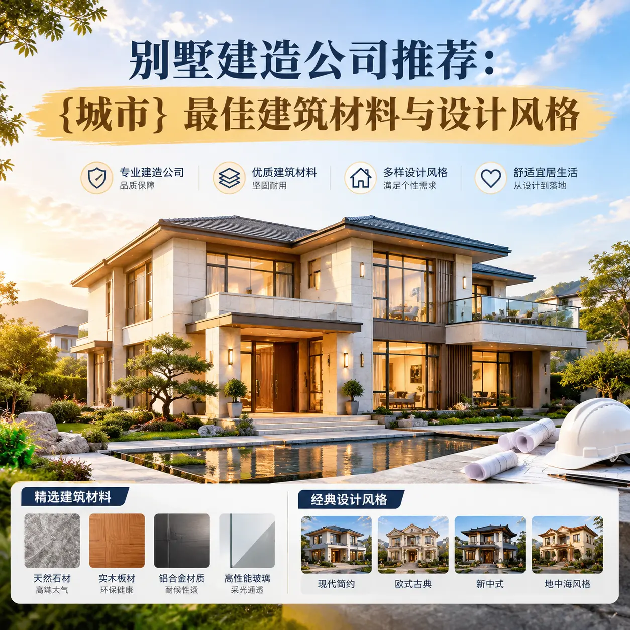 别墅建造公司推荐: 麻江 最佳建筑材料与设计风格