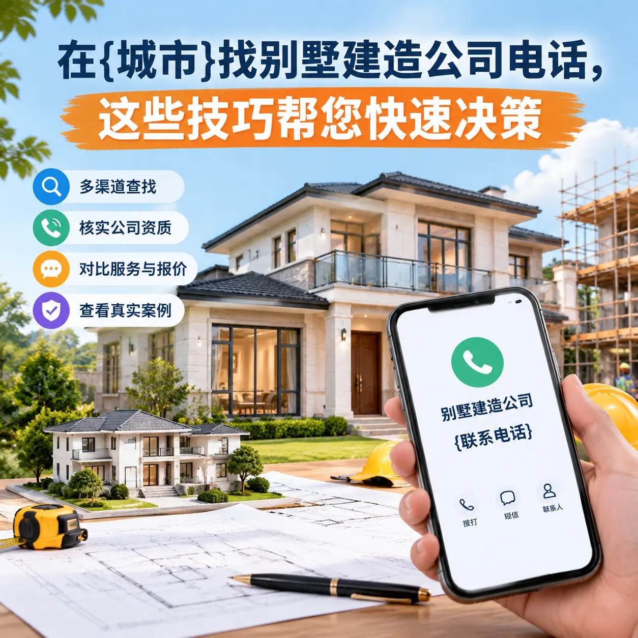 在麻江找别墅建造公司电话，这些技巧帮您快速决策