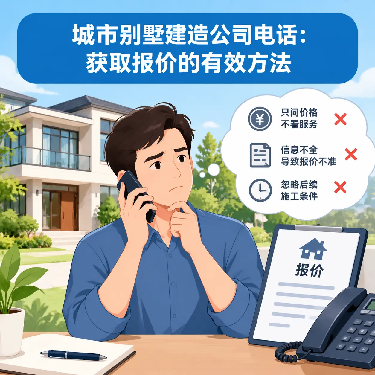 麻江别墅建造公司电话：获取报价的有效方法