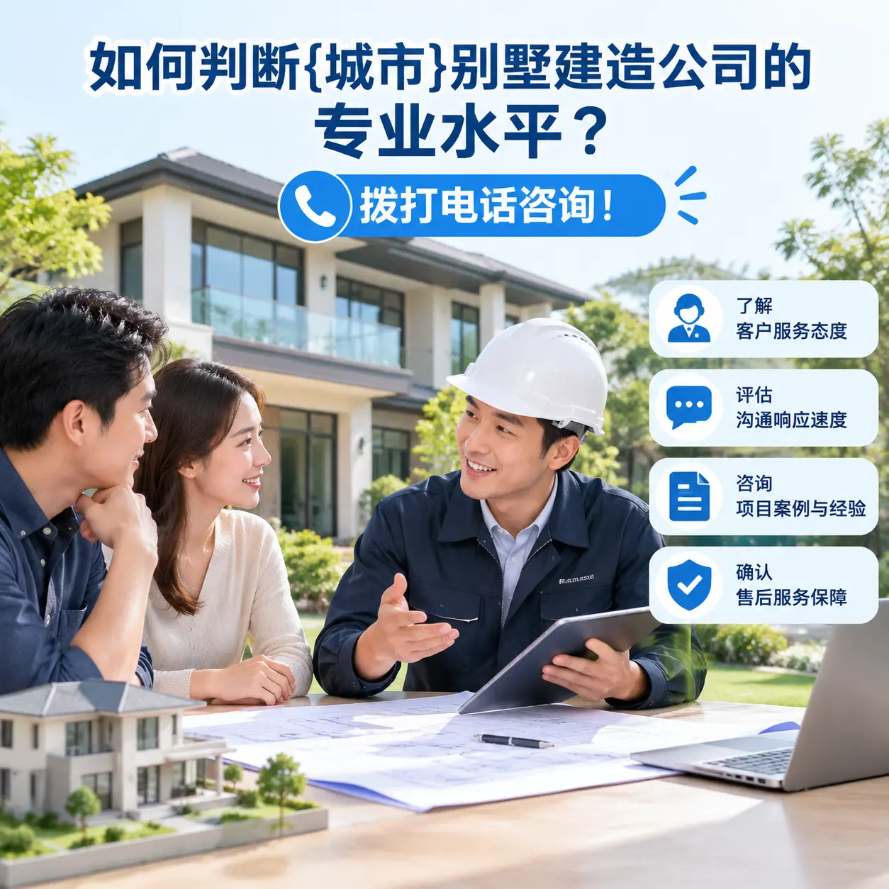 如何判断麻江别墅建造公司的专业水平?拨打电话咨询!